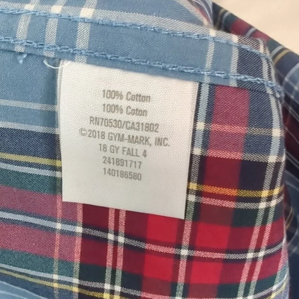 Gymboree Size 18-24M Plaid Button Down Shirt